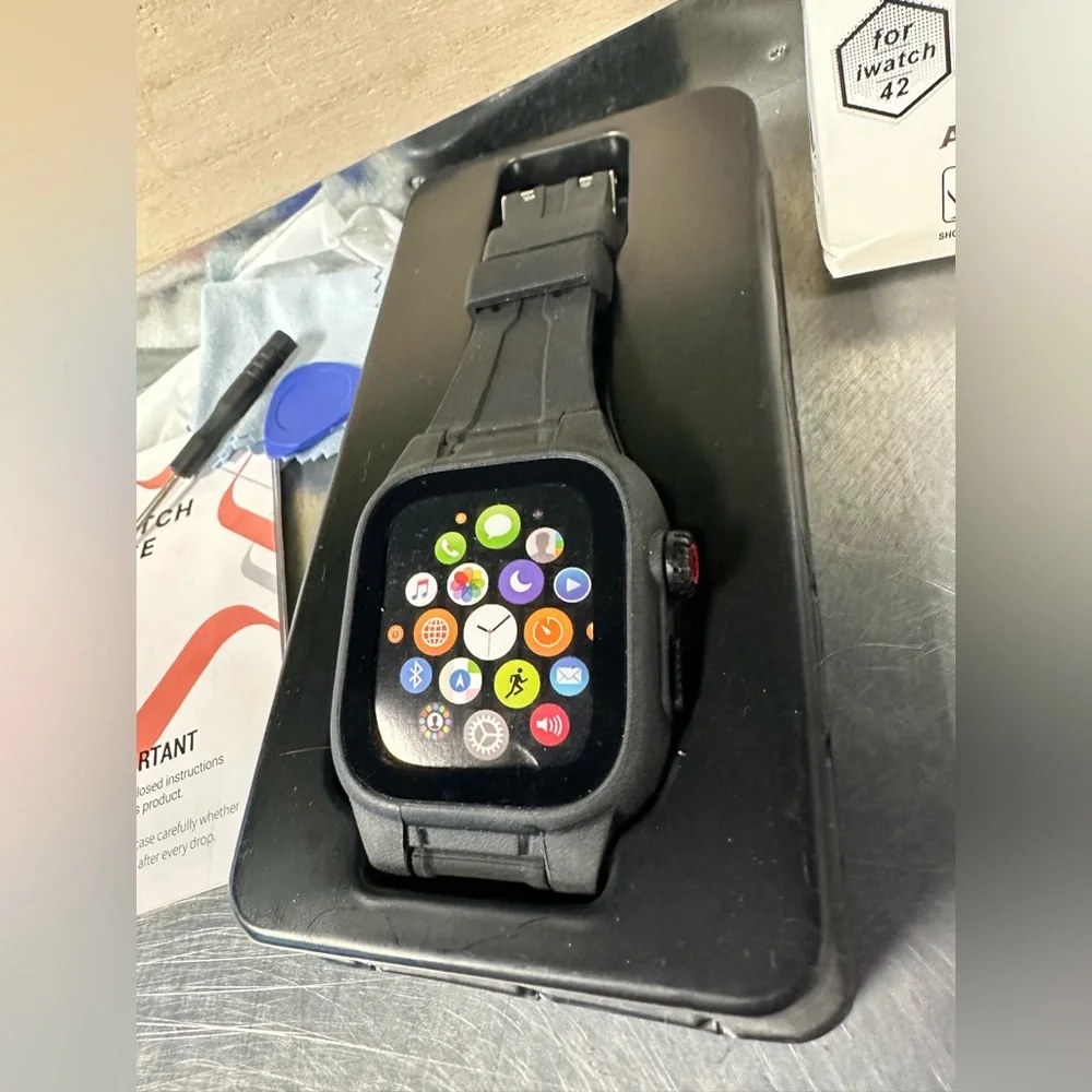Waterproof Apple Watch Case & Band 45mm